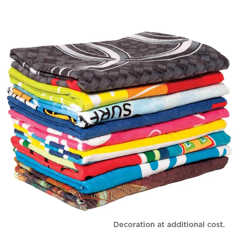 Custom Sublimation Beach Towel – Towels – available in multi colour