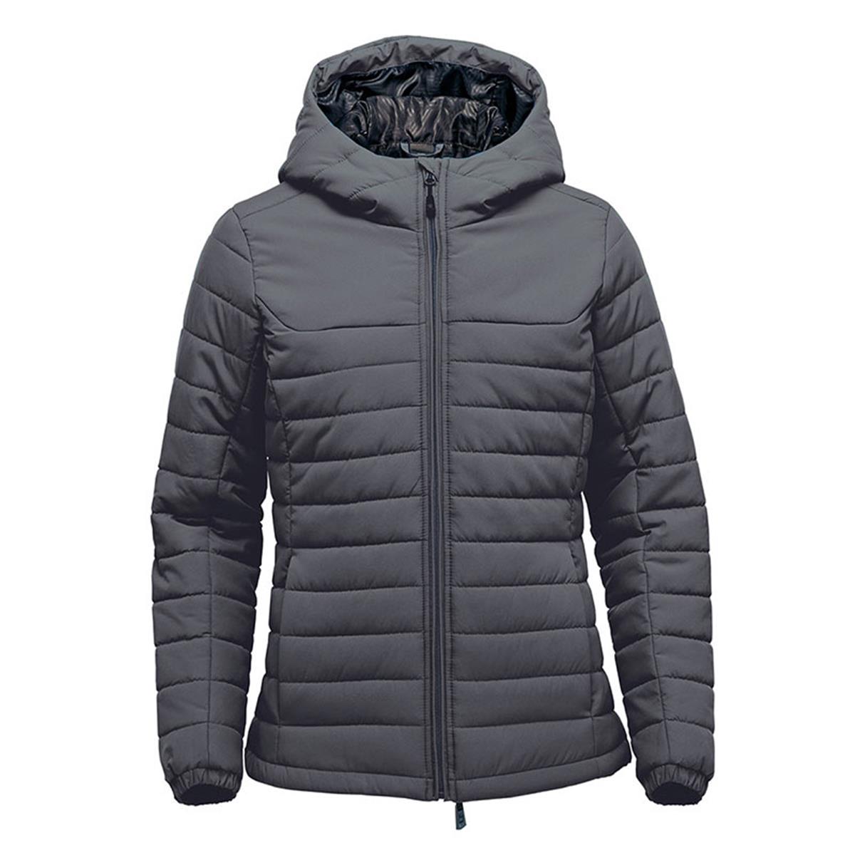 Women's Nautilus Quilted Hoody – Jackets – Stormtech – available in Black, Navy – photo 1 of 9