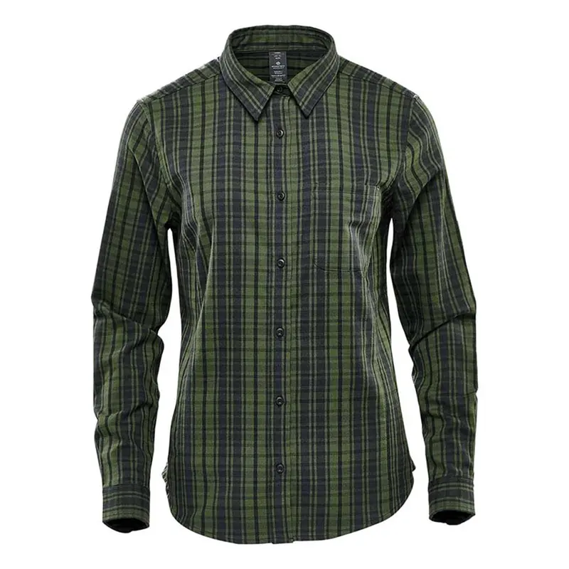 Women's Muirfield Performance Long Sleeve Shirt – Shirts – available in red colour