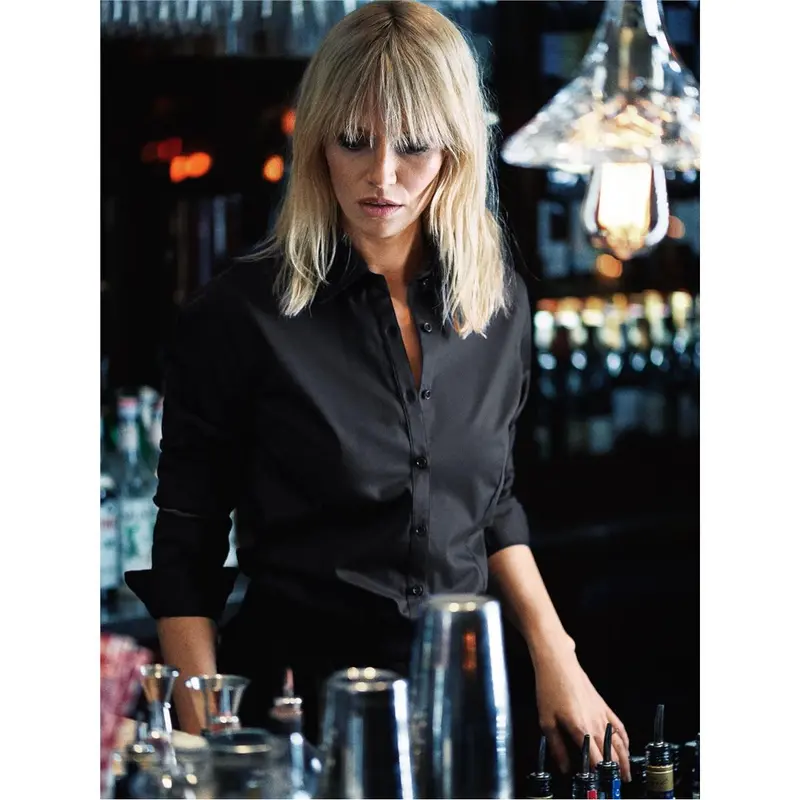 Green Bow 01 Women's Shirt – Shirts – available in black, blue, white colours