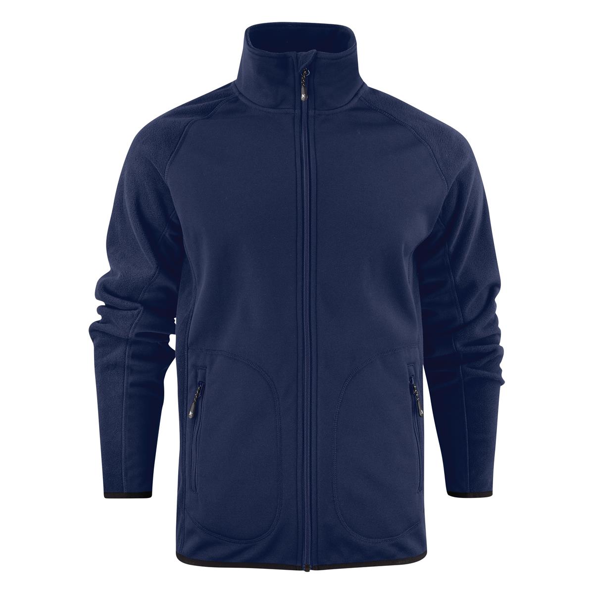 Lockwood Men's Softshell Fleece Hybrid – Jackets – James Harvest – available in Black, Navy – photo 1 of 3