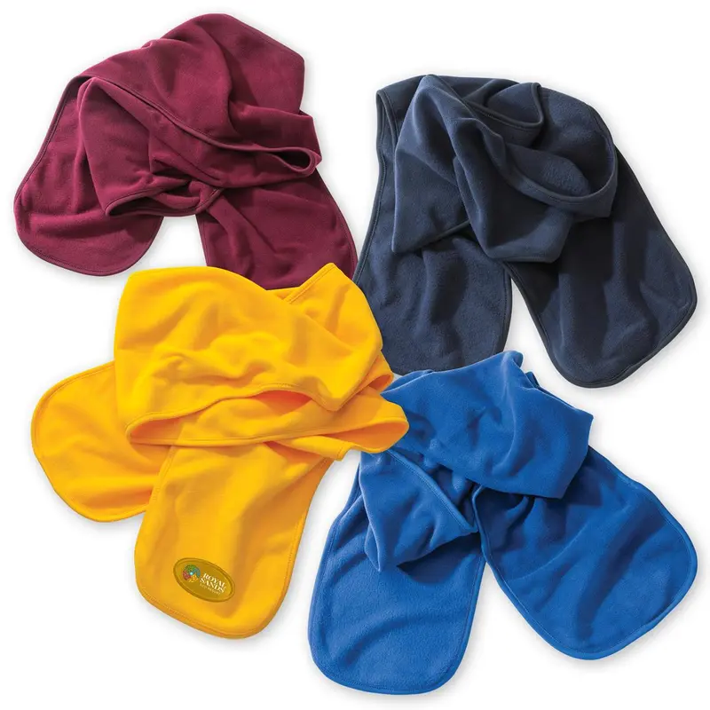 Polar Fleece Scarf – Scarves – available in blue, gold, purple colours