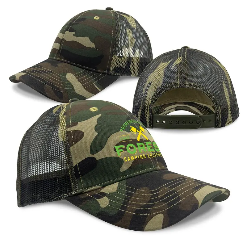 Camo Trucker – Trucker Caps – available in multi colour