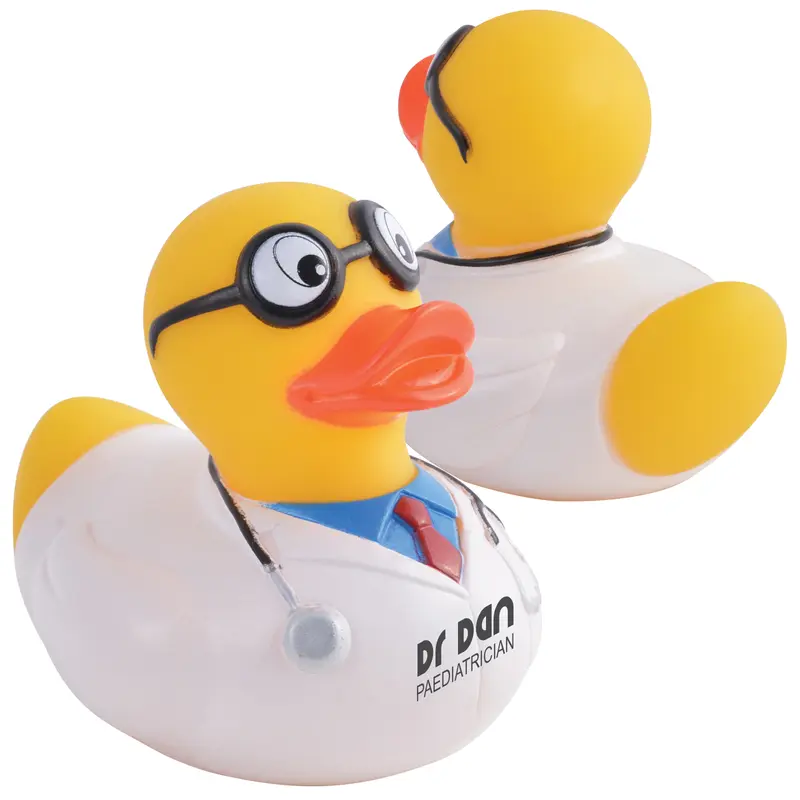 Doctor Quack PVC Bath Duck – Novelty Items – available in yellow colour