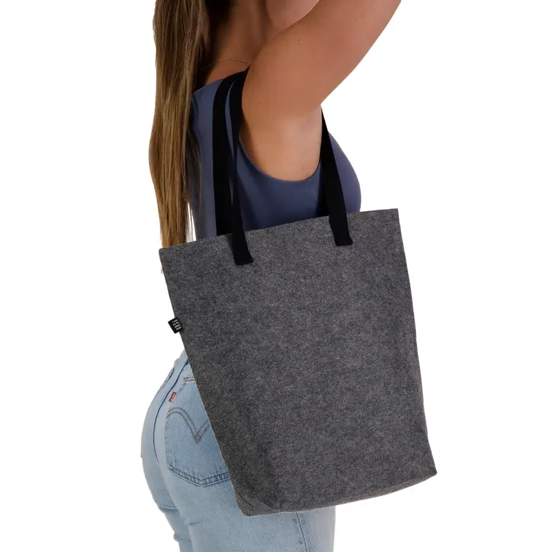 Montana RPET Gusset Tote Bag – Tote Bags – available in grey colour