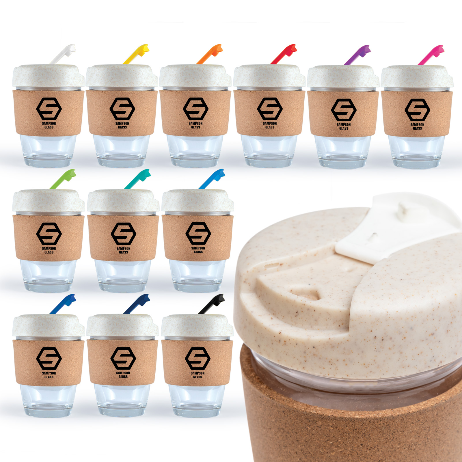 Vienna Eco Coffee Cup /  Cork Band