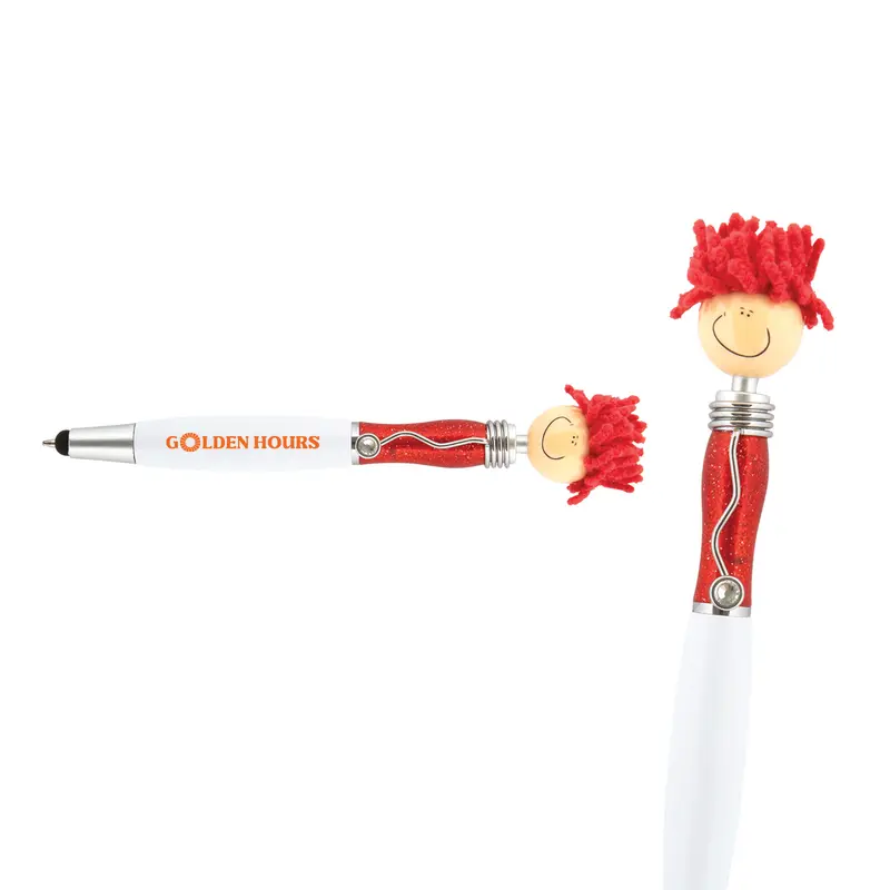 Mop Top Jazz Pen / Stylus – Stylus Pens – available in red colour
