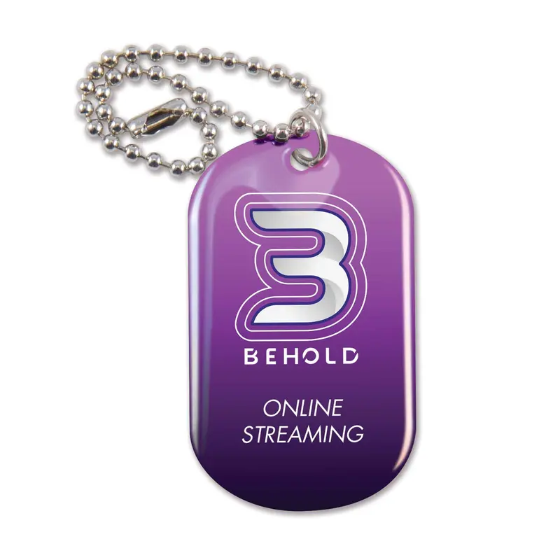 Dog Tag Keychain – Keyrings – available in multi colour