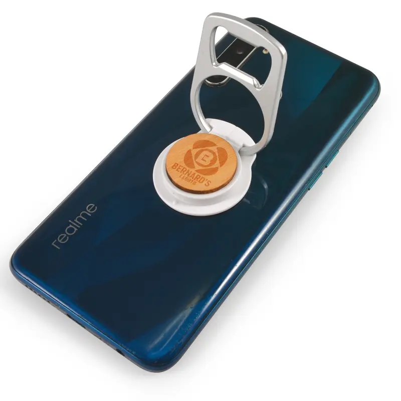 Lager Bottle Opener Phone Stand – Tech Accessories – available in white colour