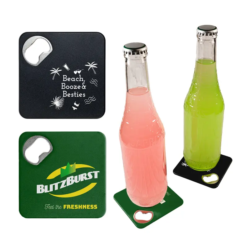 Quench Bottle Opener / Coaster – Misc Drinkware – available in black, white colours