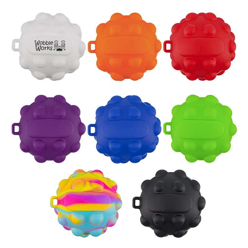 Popper Ball – Stress Shapes – available in black, blue, green, multi colours and 4 more