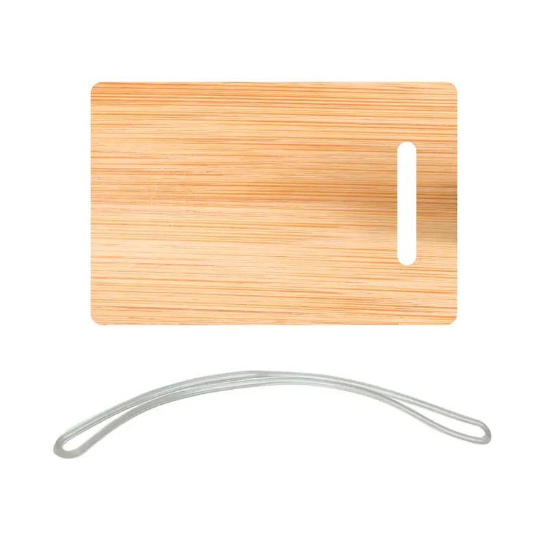 Transit Bamboo Luggage Tag – Travel Bags – available in brown colour