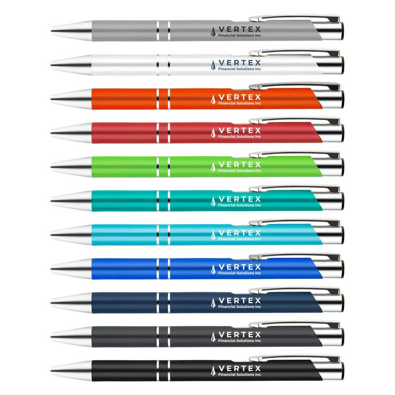 Napier Pen – Metal Pens – available in black, blue, green, orange colours and 3 more