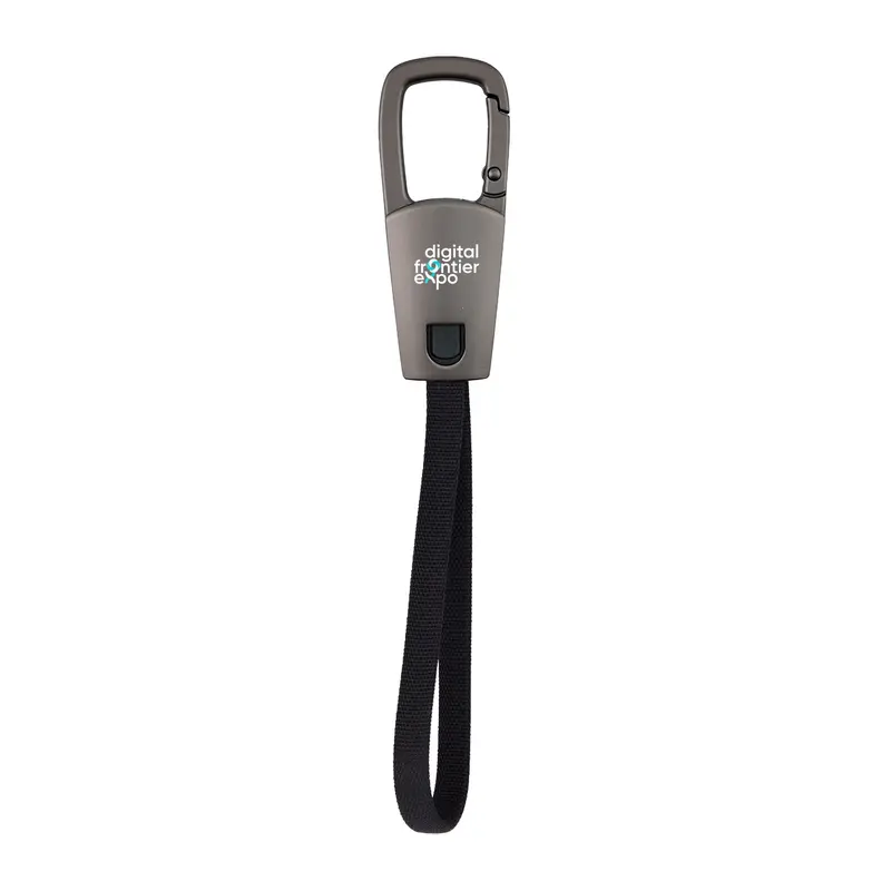 ClipIt Carabiner Cable – Charging Cables – available in black colour