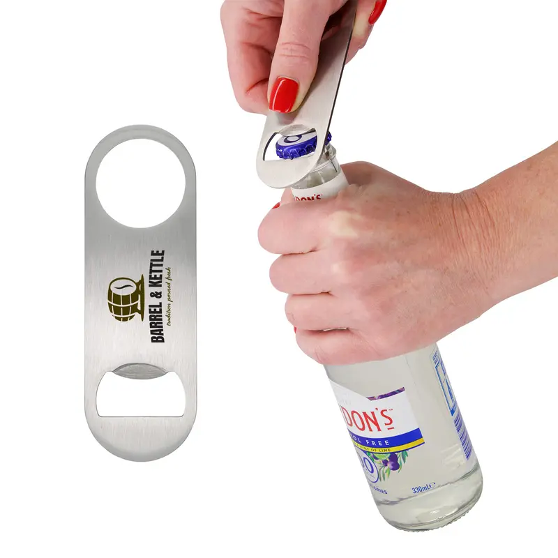 Wedge Bottle Opener – Misc Drinkware – available in silver colour