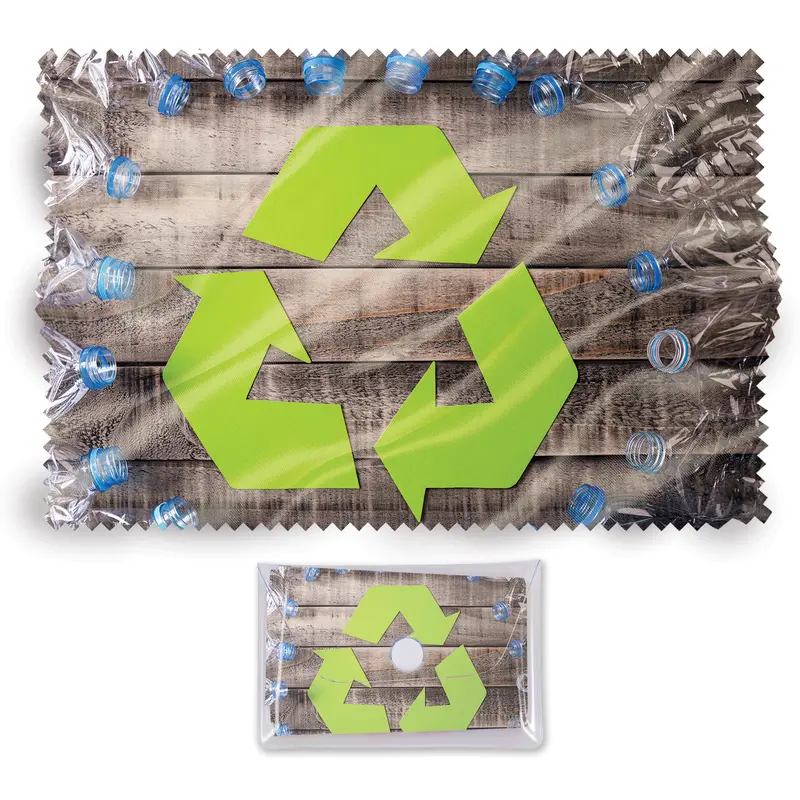 Recycled PET Microfibre Lens Cloth – Tech Accessories – available in multi colour