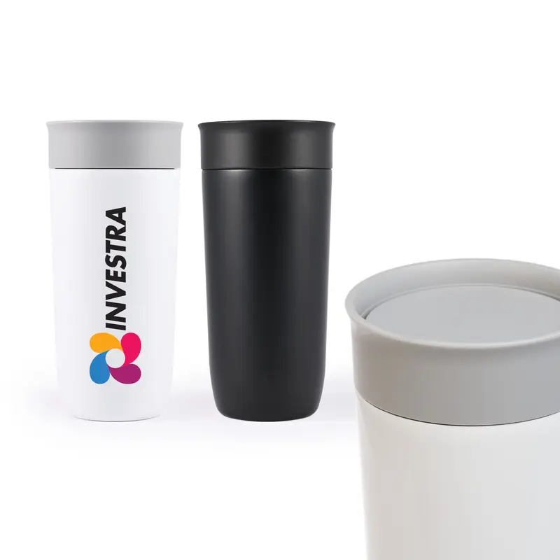 Flair Stainless Steel Coffee Cup – Reusable Coffee Cups – available in black, white colours