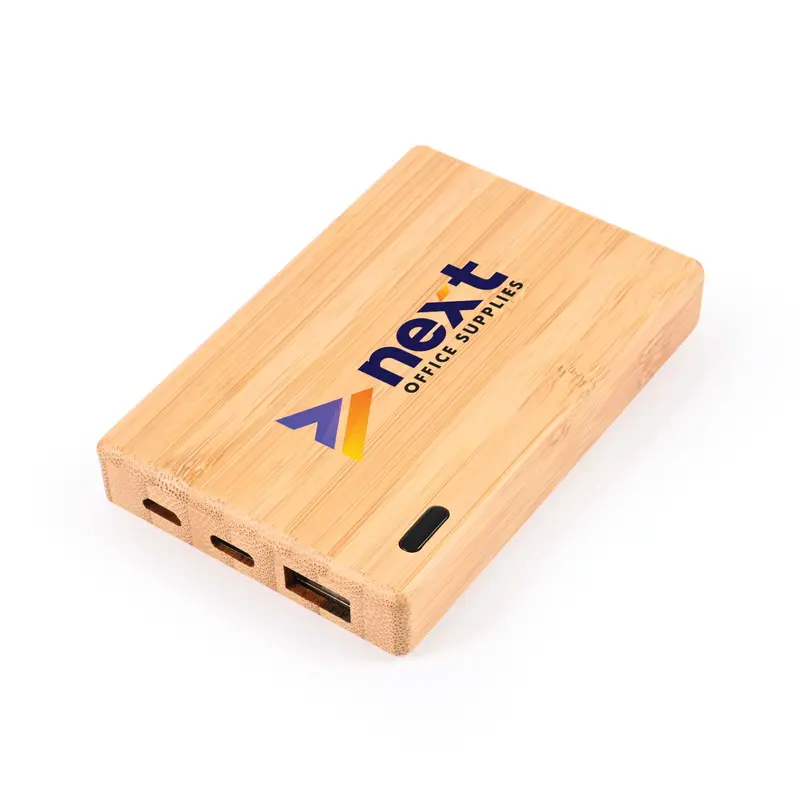 Viper 5,000mAh Bamboo Power Bank – Powerbanks – available in brown colour