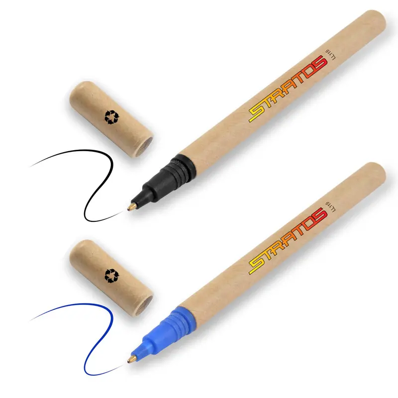 Stratos Cardboard Pen – Novelty Pens – available in beige colour