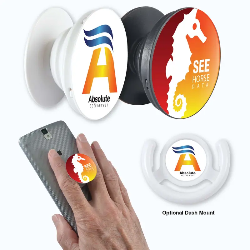 Phone Grip – Tech Accessories – available in black, white colours