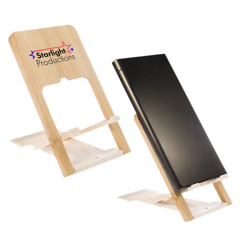 Groove Phone Stand – Phone Stands – available in brown colour