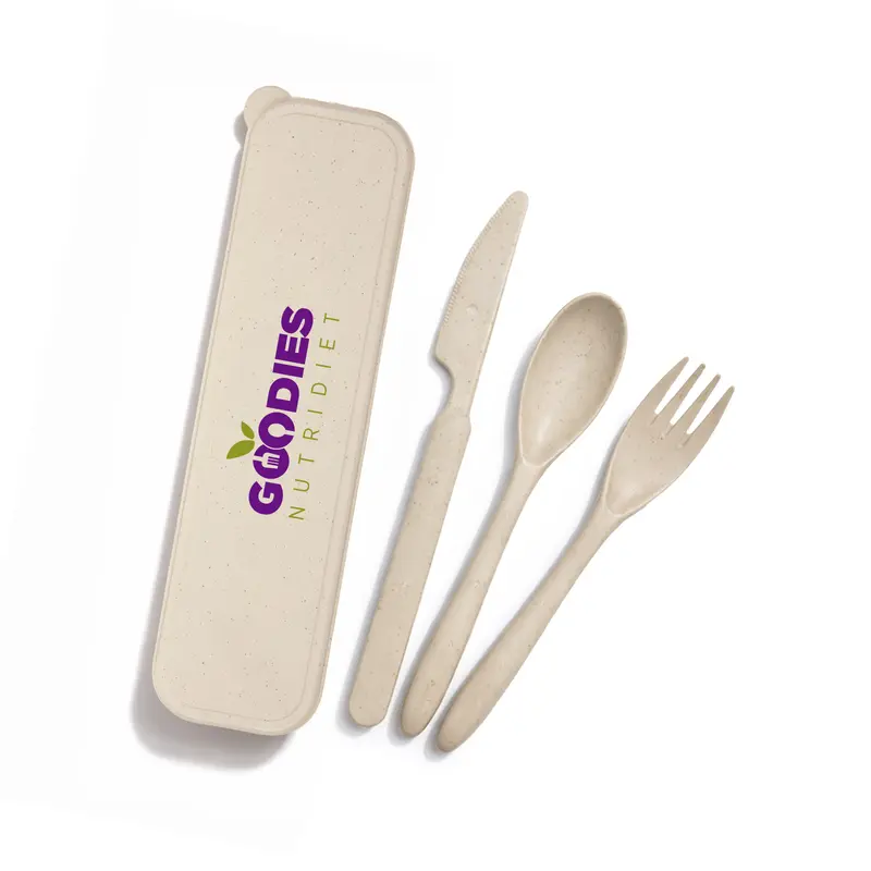 Delish Eco Cutlery Set – Misc Homeware – available in beige colour