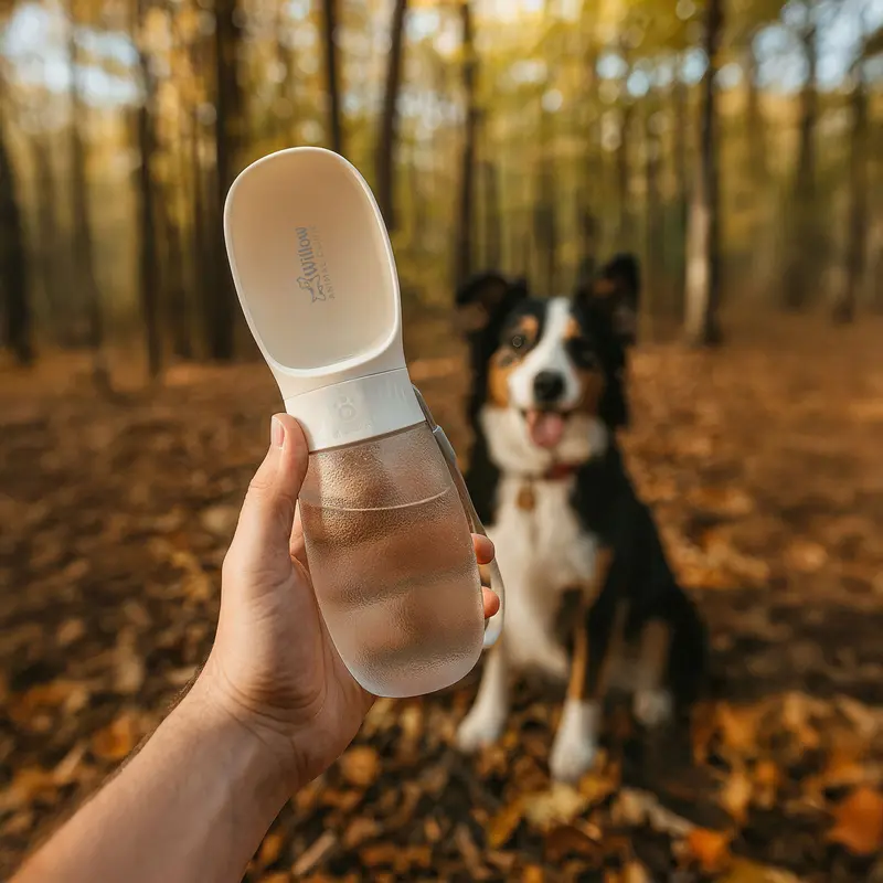 Pet Water Dispenser Bottle – Pet Accessories – available in beige colour