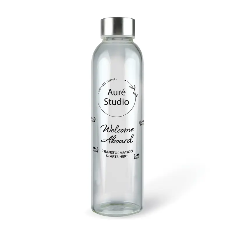 Capri Glass Bottle – Drink Bottles – available in white colour