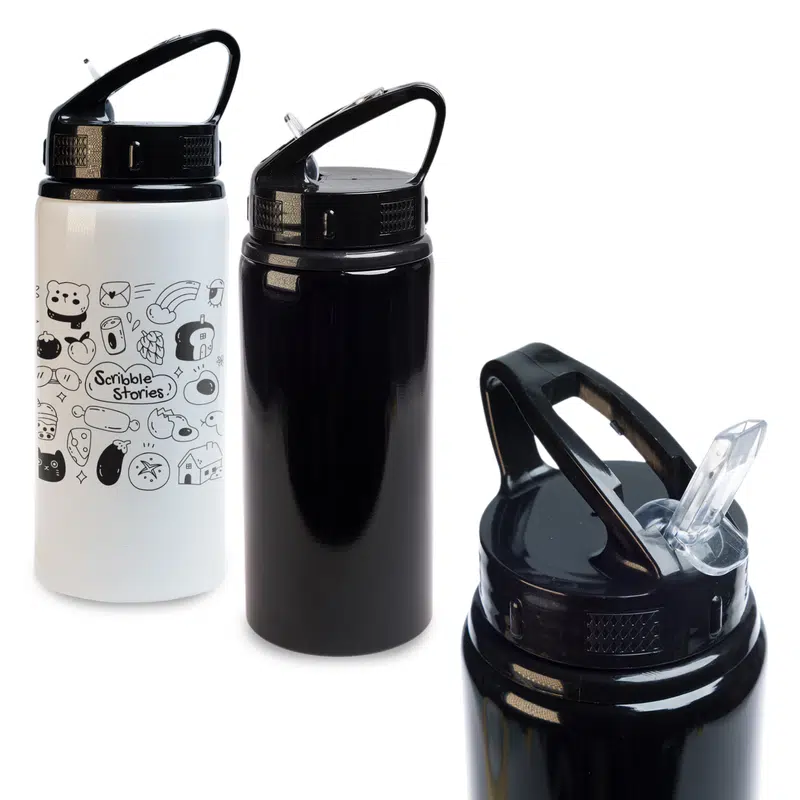 Amore 500ml Junior Bottle - Flip Straw Lid – Drink Bottles