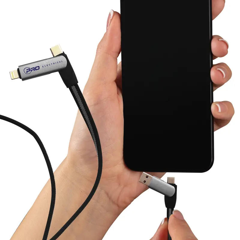 Volt Combo Cable – Charging Cables – available in grey colour