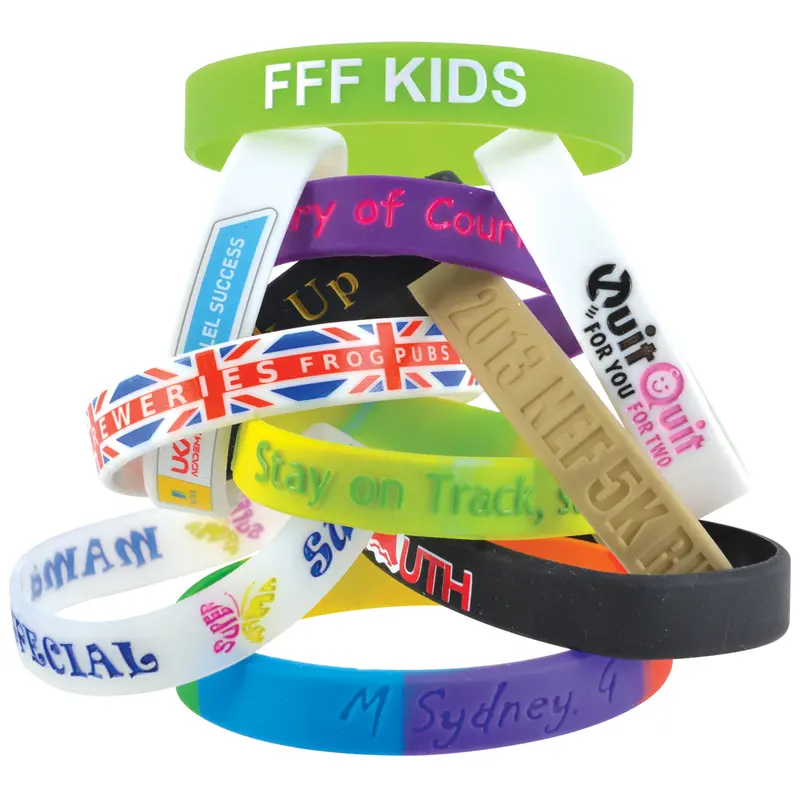 12mm Wide Silicone Wrist Band – Accessories – available in multi colour