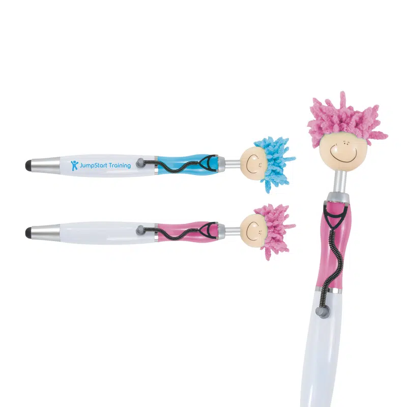 Medical Mop Top Pen / Stylus – Novelty Pens – available in blue, pink colours