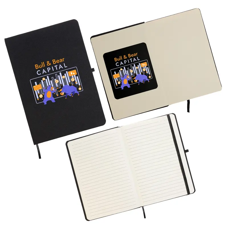 Venture RPET A5 Notebook – Notebooks – available in black colour