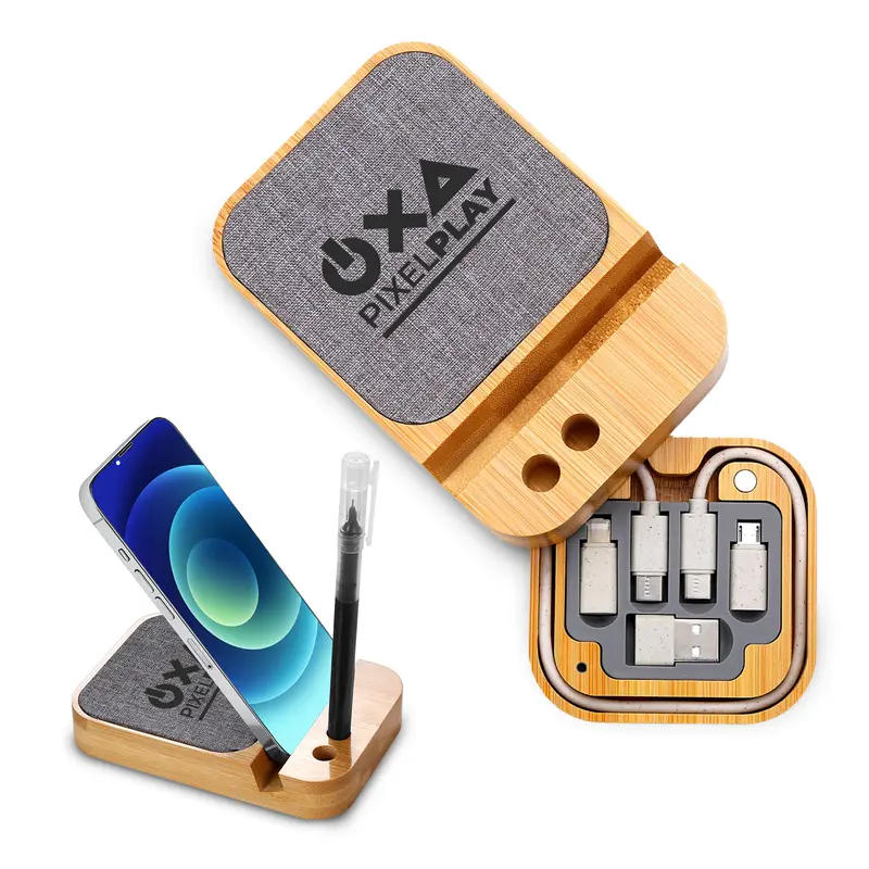 Wander Eco Wireless Charger Set – Tech Accessories – available in brown colour