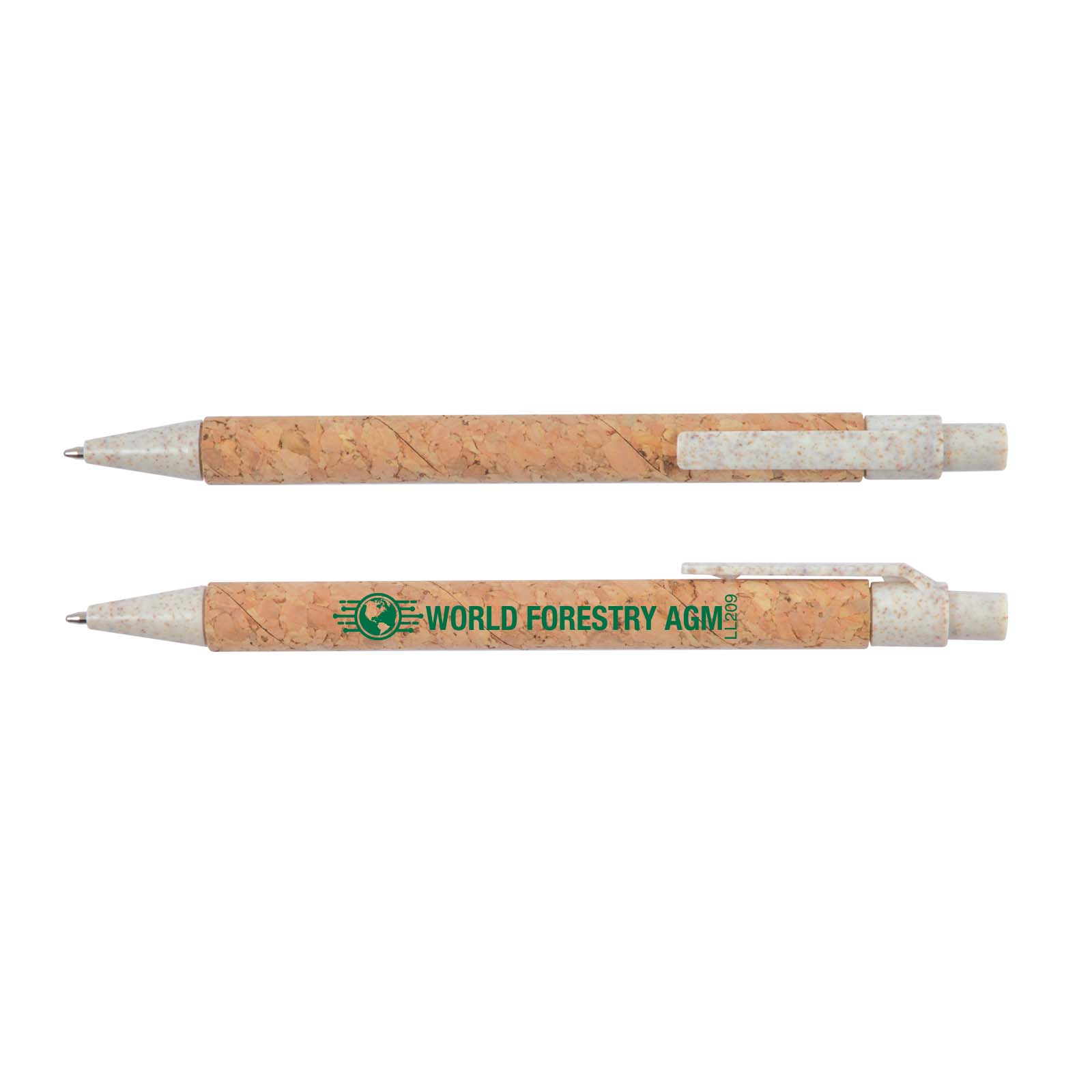 Matador Cork Pen – Eco Pens – Logo Line – available in Cork/Wheat Fibre – photo 1 of 6