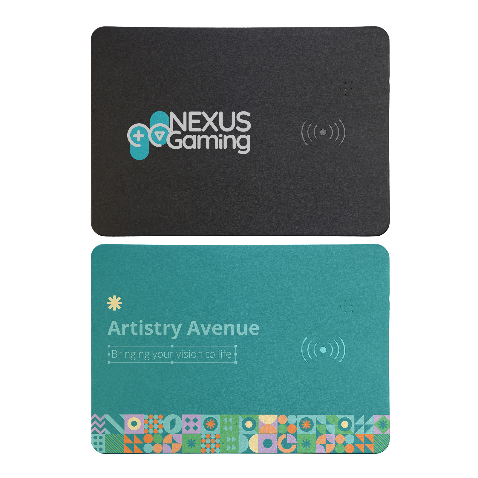Hover Wireless Charger / Mouse Pad – Mouse Mats – Logo Line – available in Black – photo 1 of 12