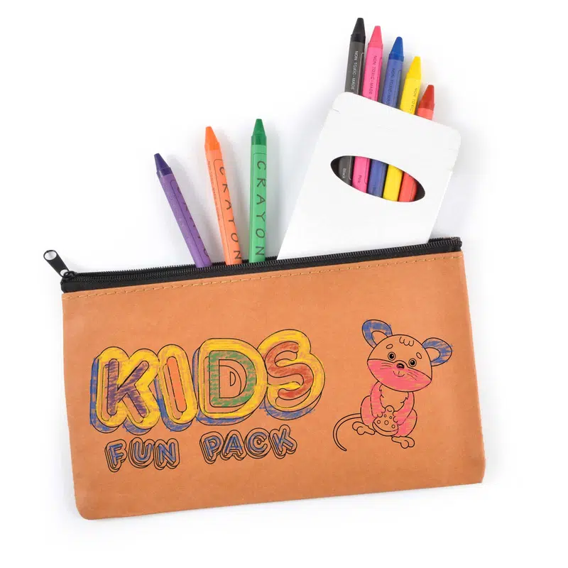 Kids Fun Pack – Pencil Cases – available in beige colour