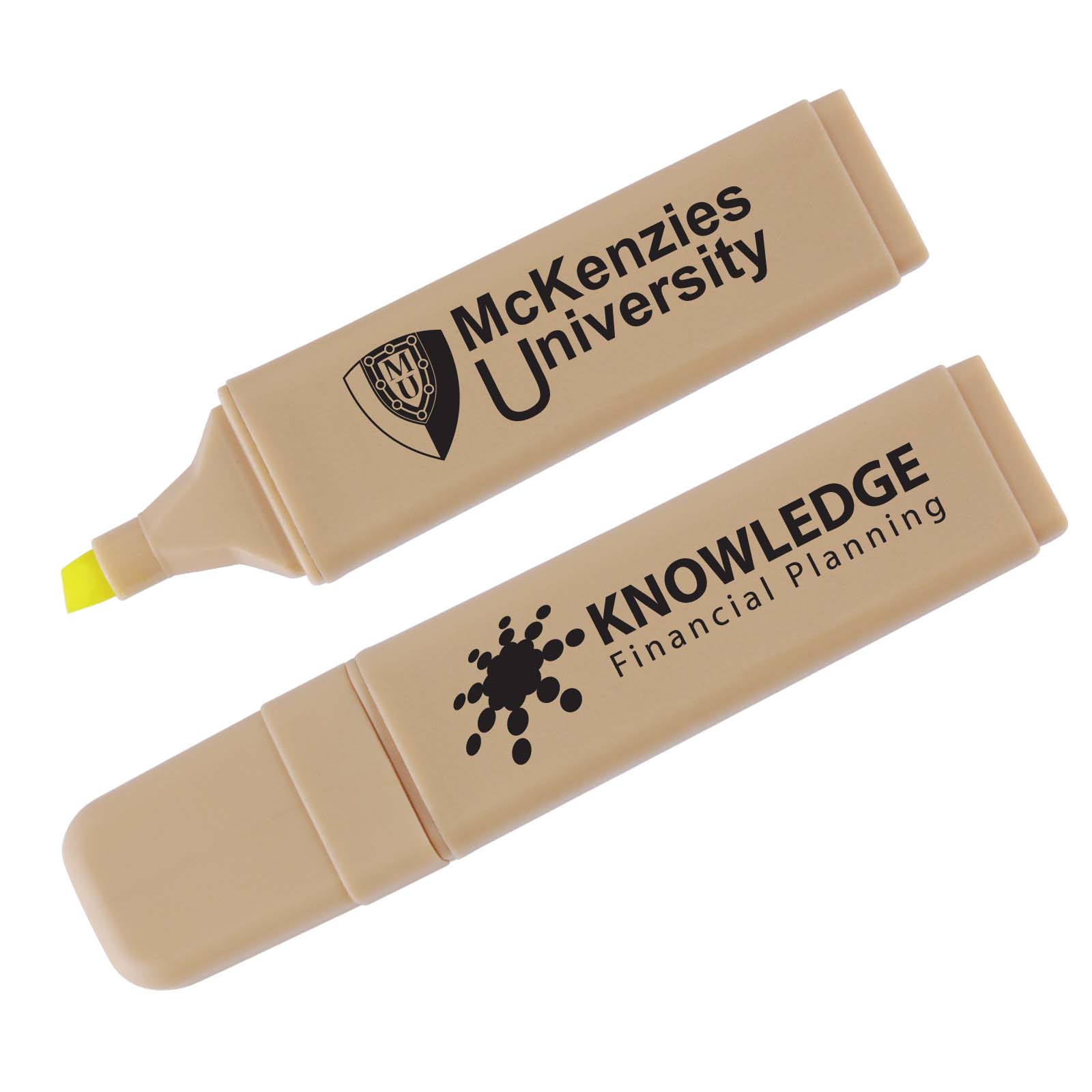 Recycled Highlighter – Highlighters – Logo Line – available in Recycled/Yellow – photo 1 of 2