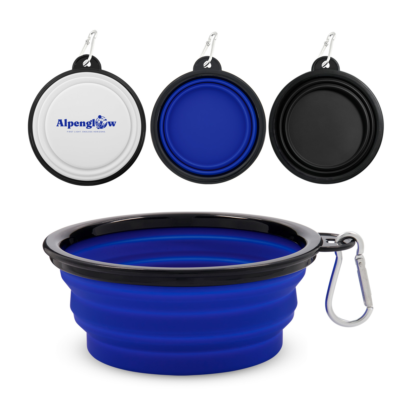 Buddy Collapsible Bowl – Pet Accessories – Logo Line – available in Black, Blue, White – photo 1 of 15
