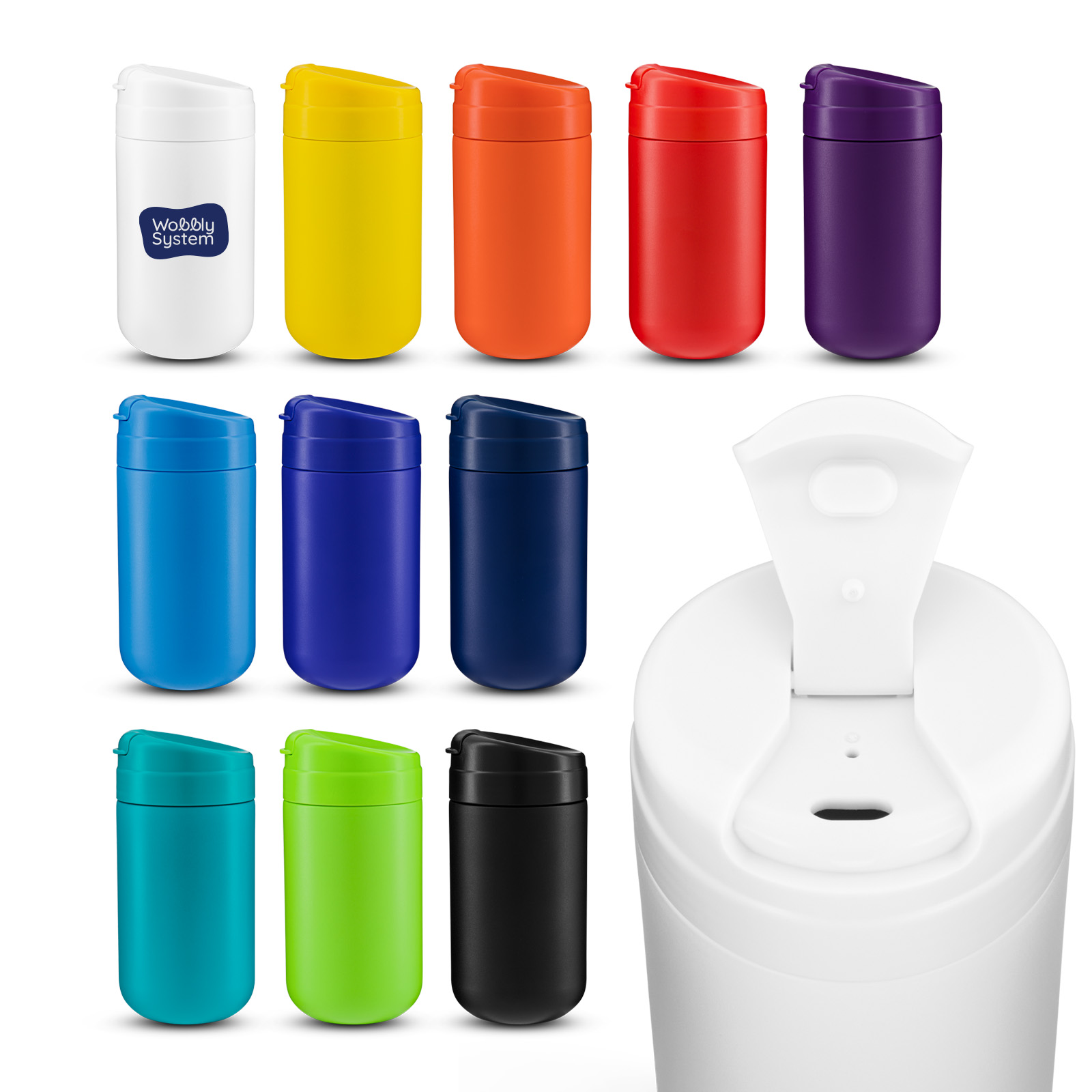 Esplanade Coffee Cup by The Line Edit. – Travel Mugs – Logo Line – available in Black, Light Blue, Light Green, Orange and 4 more – photo 1 of 38