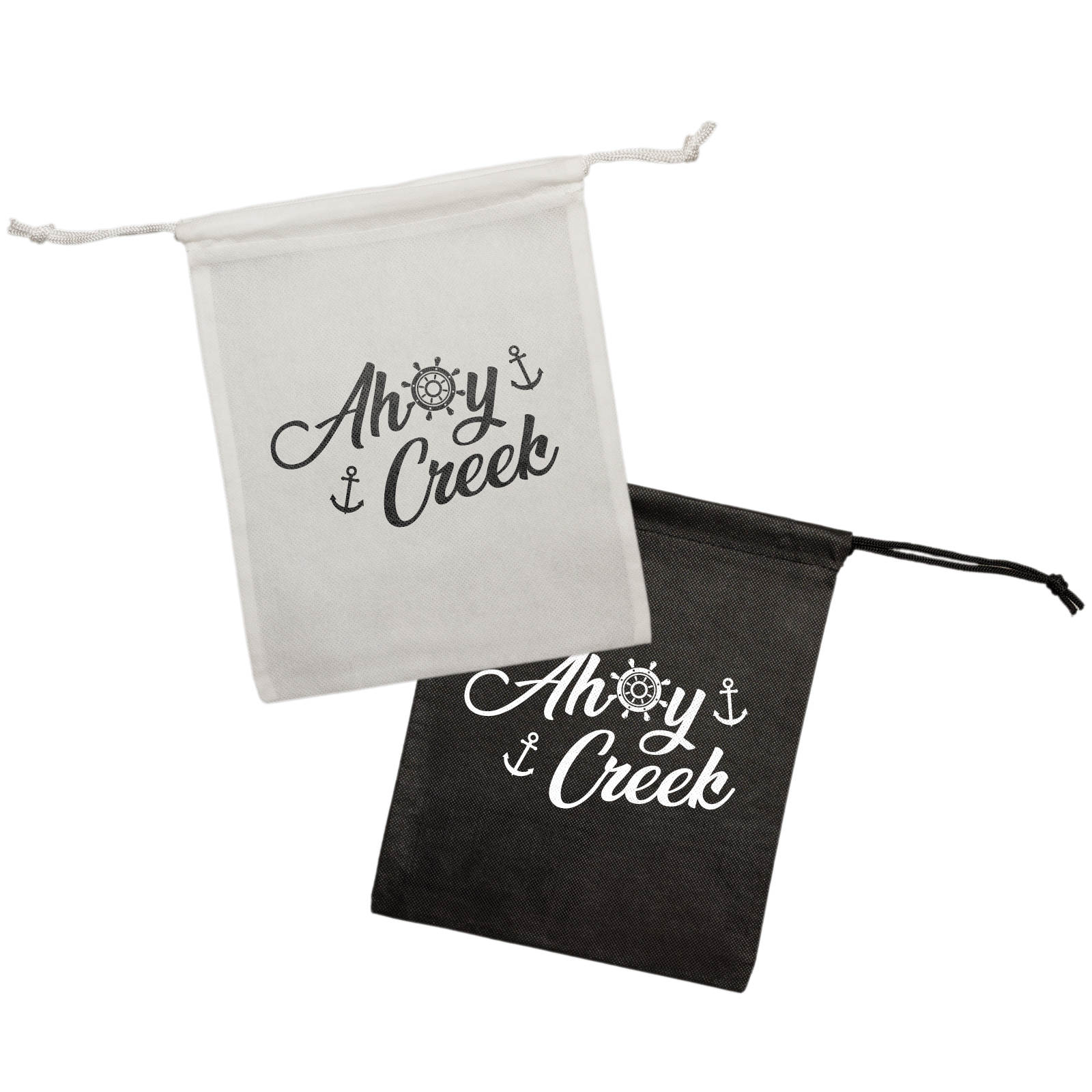 Kit Drawstring Pouch – Backpacks – available in black, white colours