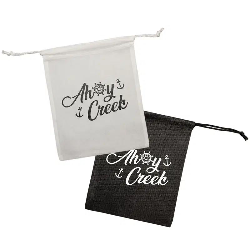 Kit Drawstring Pouch – Backpacks – available in black, white colours
