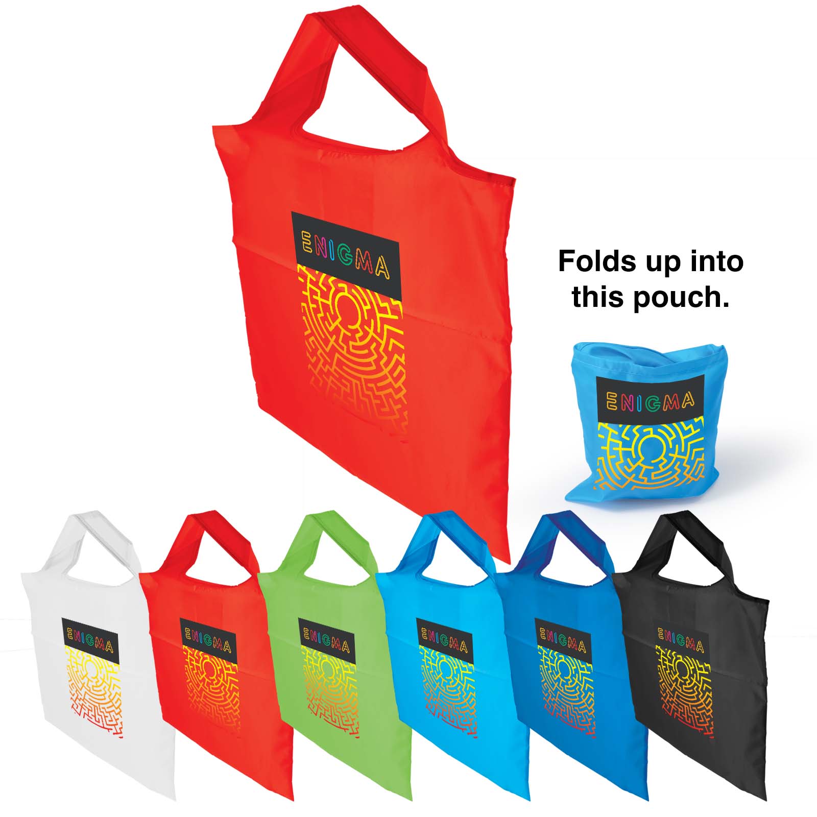 Savvy Recycled PET Bag – Tote Bags – Logo Line – available in Black, Dark Blue, Green, Red and 1 more – photo 1 of 19