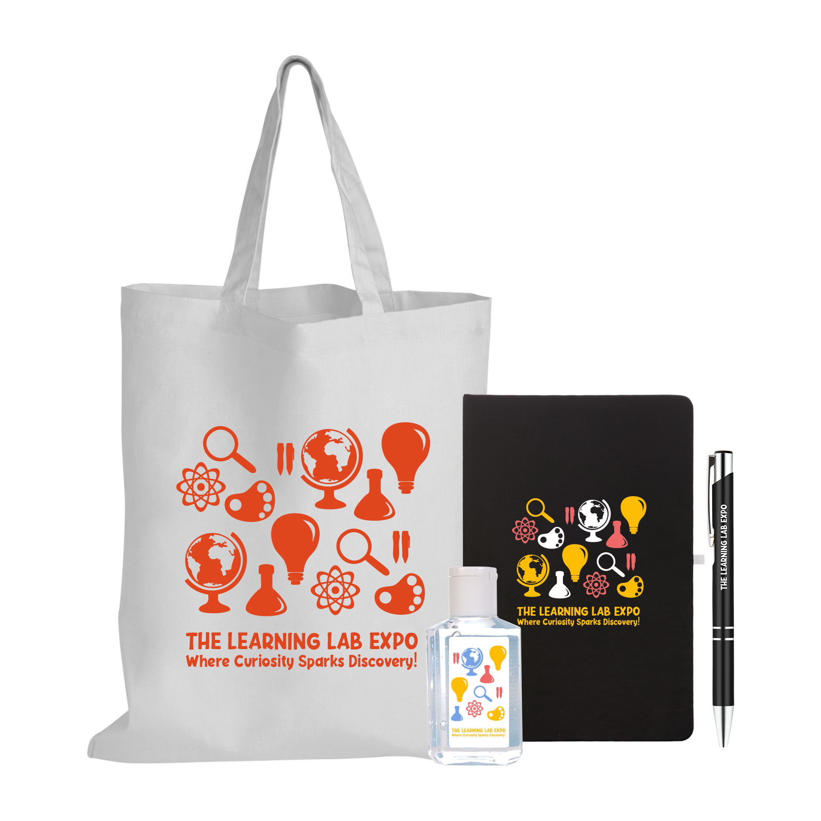 Tradeshow Pack – Gift Sets – Logo Line – available in Bag: White, Black, Dark Blue, Green and 6 more – photo 1 of 18