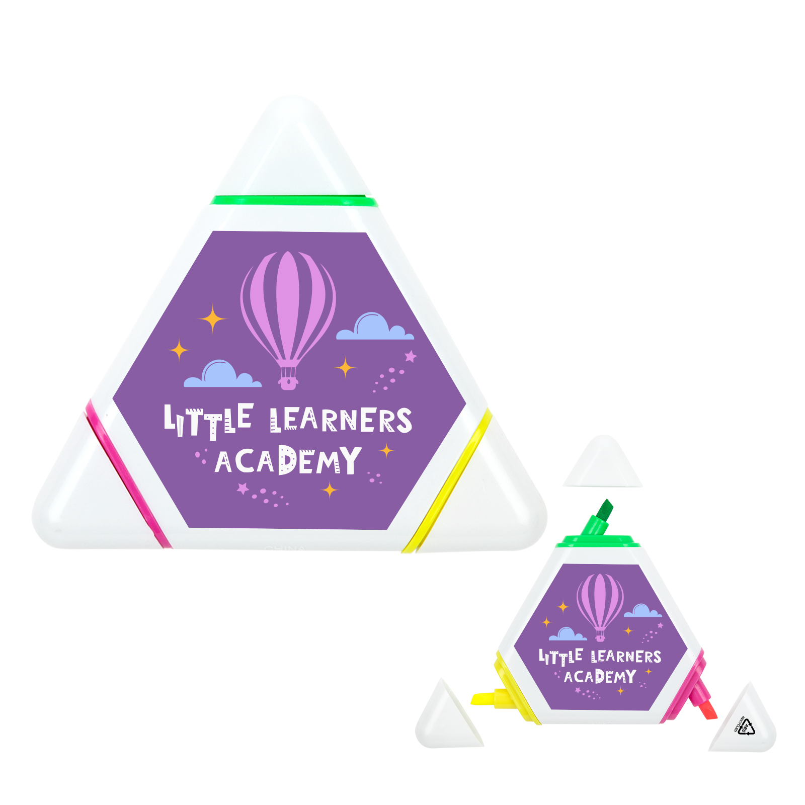 Trio Highlighter – Highlighters – Logo Line – available in White – photo 1 of 8