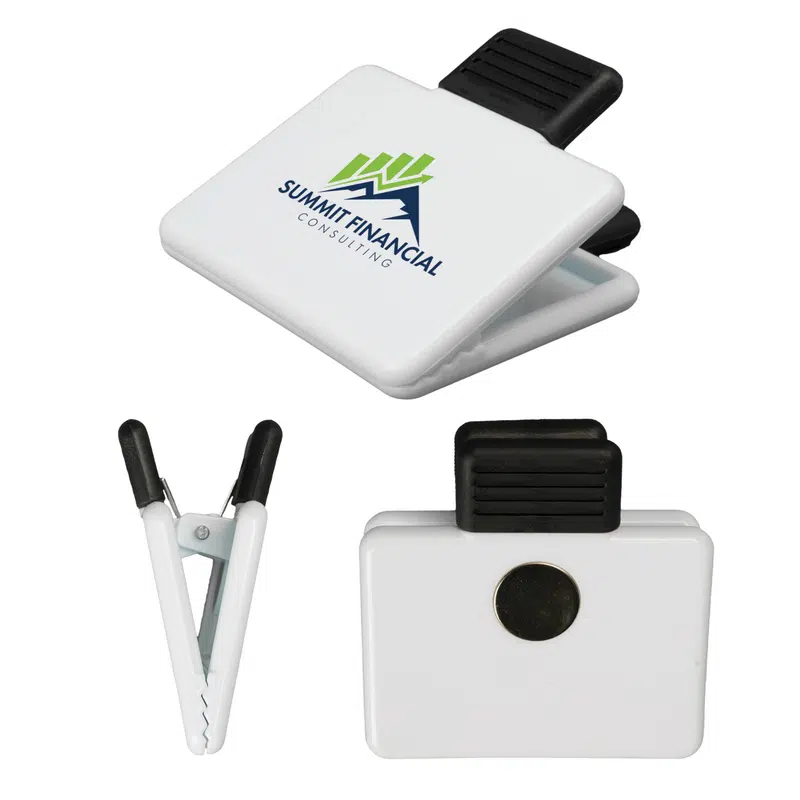 Crest Magnetic Clip – Desk Accessories – available in white colour