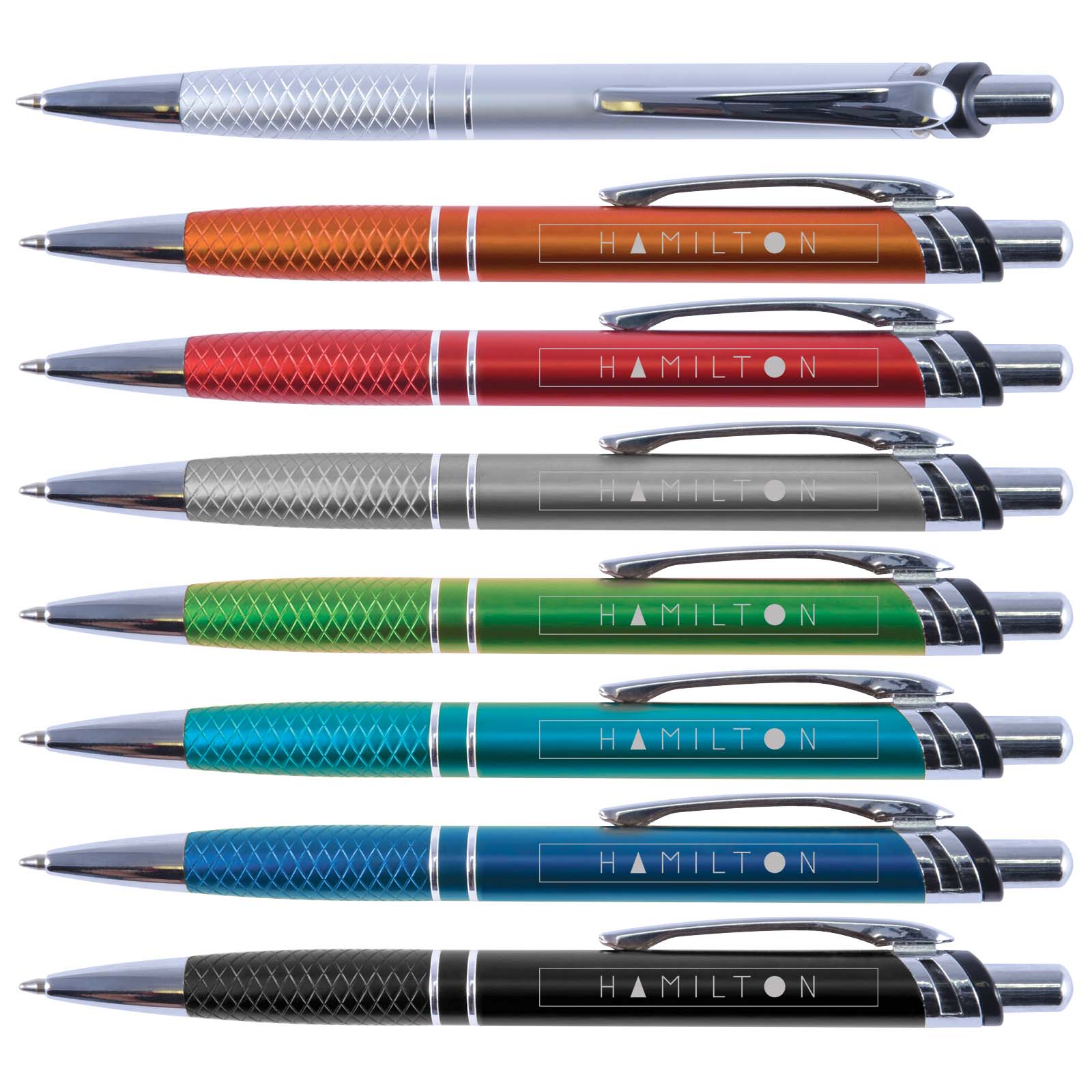 Hamilton Pen – Metal Pens – Logo Line – available in Black, Dark Blue, Green, Gunmetal and 2 more – photo 1 of 14