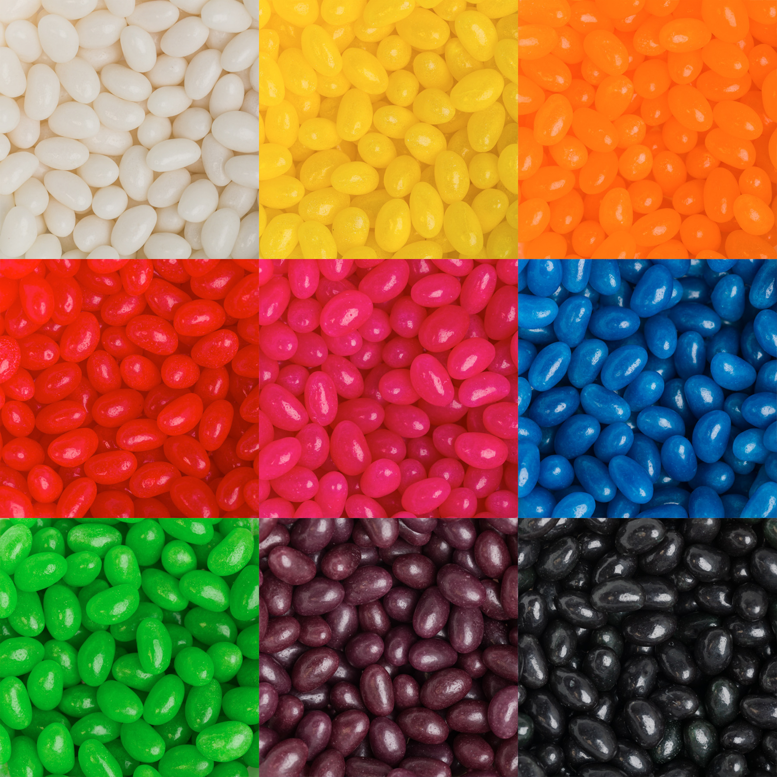 Corporate Colour Mini Jelly Beans – Lollies – Logo Line – available in Black, Blue, Grape, Green and 5 more – photo 1 of 10