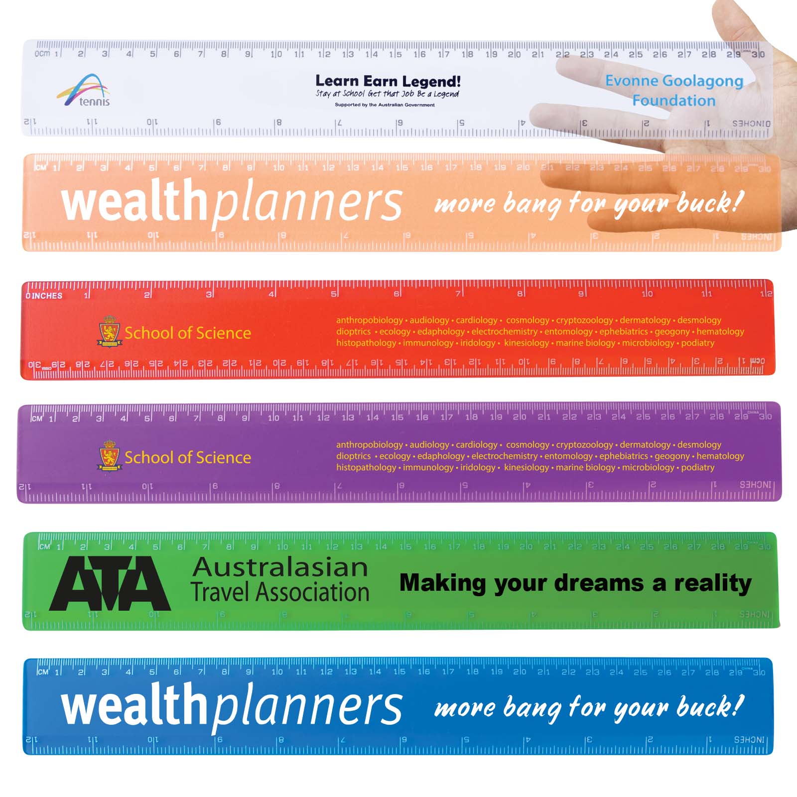 Transparent 30cm Ruler – Rulers – Logo Line – available in Clear, Transparent Blue, Transparent Light Green, Transparent Orange and 2 more – photo 1 of 7
