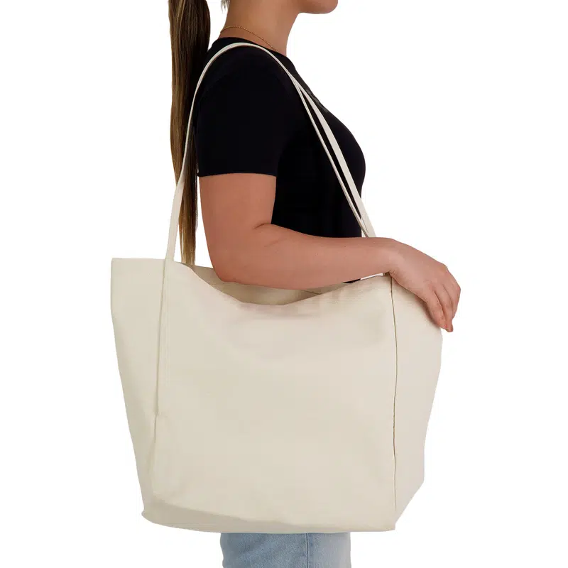 Lively Tote Bag – Tote Bags – available in beige colour